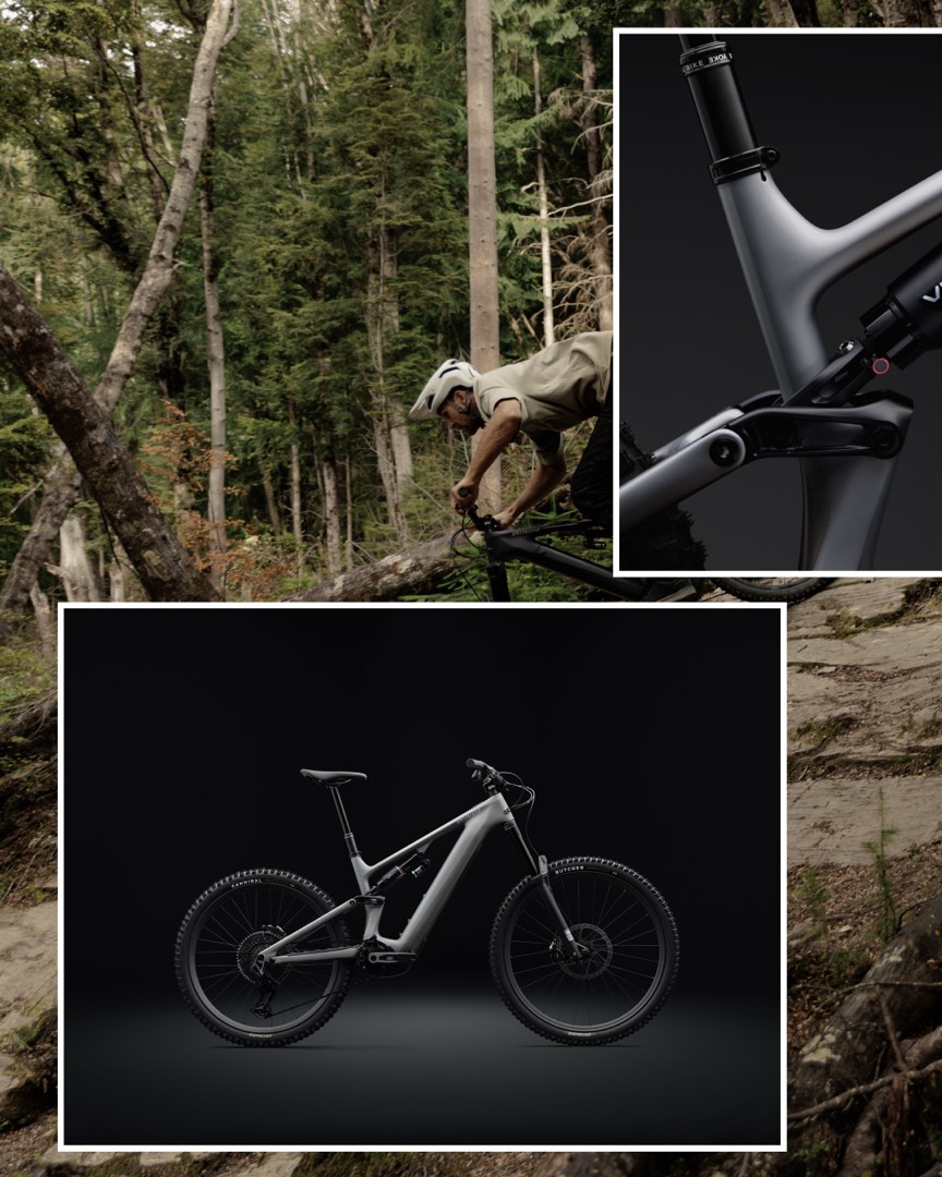 e-MTB Turbo Levo en trail, cuadro 2